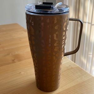 brumate gold leopard toddy xl 32oz insulated mug